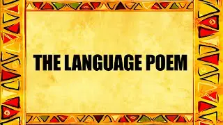 The Language Poem by Obi Egbuna Jr.