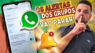 Como DESATIVAR a NOTIFICAÇÃO da Tela do CELULAR quando recebe MENSAGENS EM GRUPOS do WHATSAPP