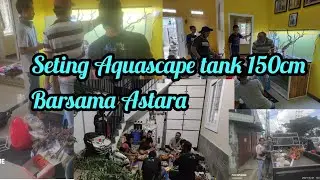 Seting Aquascape Tank 150cm Bersama Astara