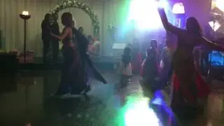Arabic dance at a Punjabi wedding