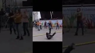 BEST FLASH MOB TROLL #short #dj #memes #shortsvideo #shorts  #techhouse #viral #viralvideo #fyp #lol