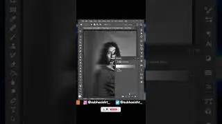 Make smudged gradient map effect - Photoshop tips #shorts