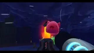 a minute of me killing pink rock and tabby largos in slime rancher