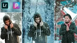 Winter Photo Editing|lightroom Winter Effect|Picsart Winter photo Editing|Saha social