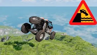 Cars vs Cliff Drops #5 - BeamNG DRIVE | Chaos Roads