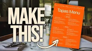 This Menu Card Style Is Trending Like Crazy! (Step-By-Step Tutorial)