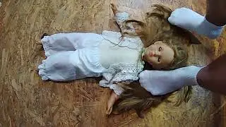 White trample doll