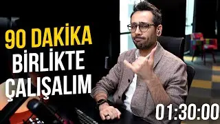 90 dk benimle çalış / Study with me for 90 minutes