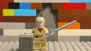 Световой меч/лего анимация/lego animation