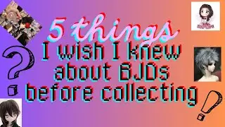 Dolly Talk Tue: 5 Things I wish I knew about BJDs before joining the hobby