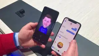 Animoji (iPhone X) vs AR Emoji (Galaxy S9) - MWC 2018