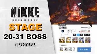 Stage 20-31 BOSS (Nihilister) Normal Mode | Goddess of Victory: Nikke