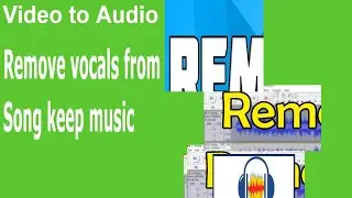 how to extract background music from youtube video remove vocal in audacity free