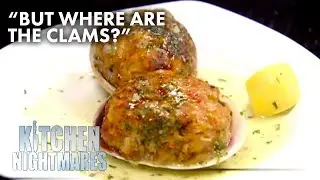 Gordon Ramsay Served Stuffed Clams With No Clams | Kitchen Nightmares