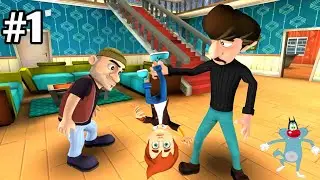 Scary Robbery Home Clash | Level 1 2 3 | Oggy And Jack Voice