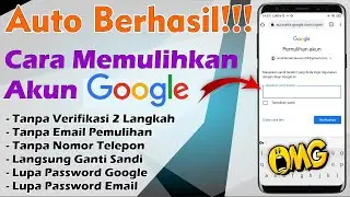 Auto Berhasil | Cara Memulihkan Akun Google Lupa Sandi