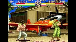 Dogking85 Gameplay Art of fighting 2 Level 8 Takuma full!