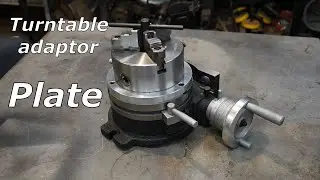 Turntable chuck mounting plate