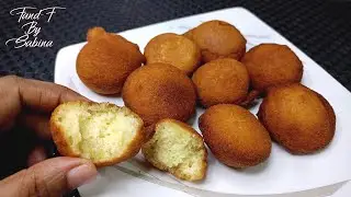 Fried Cake Recipe without Oven - তেলে ভেজে ভ্যানিলা কেক এর সহজ রেসিপি - Vanilla Cake