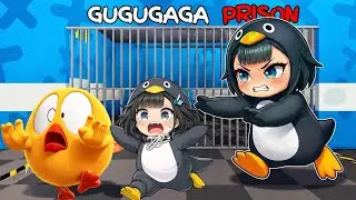 Chicky And GUGUGAGA Penguin Girl Plays GUGUGAGA Penguin's Prison Run! Roblox 
