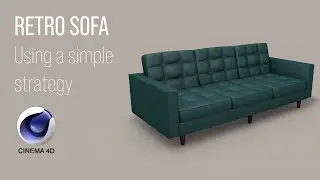 Cinema 4D tutorial: Retro Sofa