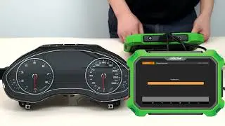 2012  Audi A6L C7 Cluster Calibration with Key Master DP Plus