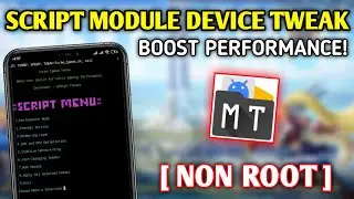 Script module devices Tweak no root - overclock android performance without root!!!