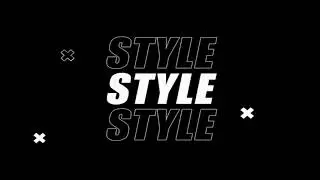 Style Text Black Screen Effect - PR VFX