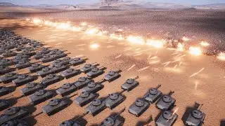 300 WW2 TANKS vs 1 MILLION ZOMBIES | Ultimate Epic Battle Simulator 2