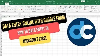 Data Entry In Excel Sheet Online Using Google Form || Online Data Entry In Excel