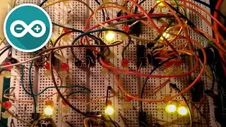 [Connect-Four] Testing 8 shift registers | Arduino