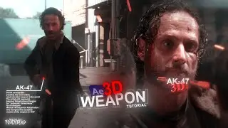 How to make 3D weapon for intro on After Effects | element 3D tutorial