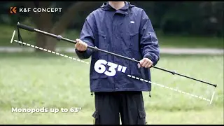 Aluminum Photography Monopod with 5-Sections | Lightweight & Portable |K&F CONCEPT Camera Monopod