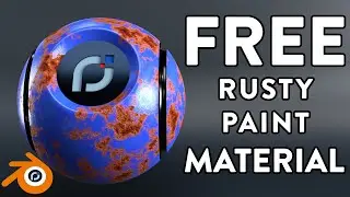 FREE Rusty Paint Material | Blender | Pixel Insane