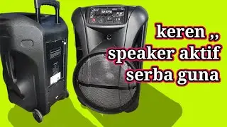 speaker aktif bisa di charger.