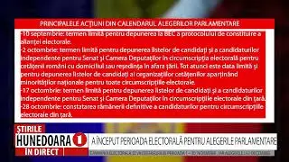 A ÎNCEPUT PERIOADA ELECTORALĂ PENTRU ALEGERILE PARLAMENTARE