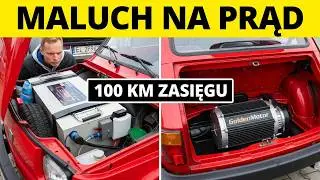 Maluch na prąd. Fiat 126 z baterią litową 11kWh