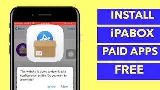 [CLEAN INSTALL] How To Get IPABOX  CYDIA ALTERNATIVE - TWEAKED APPS - PAID APPS-CYDIA APPS
