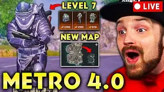 🔴 LIVE - METRO ROYALE 4.0 - EXPLORING NEW MAP + FARMING LVL 7 ARMOR 