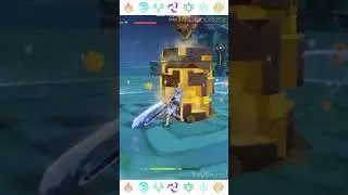 Ayaka Team vs Geo Hypostasis [Genshin Impact]