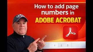 How to add page numbers in Adobe Acrobat | APTeck Tutorials