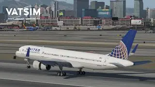 X-Plane 11 | United 757-200 | KLAX ✈ KLAS | FlyTampa Las Vegas | VATSIM