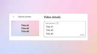 This video has THREE titles…
This video has THREE titles…
This video has THREE titles…