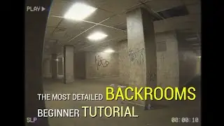 How to Make Backrooms Found Footage step by step Blender tutorial