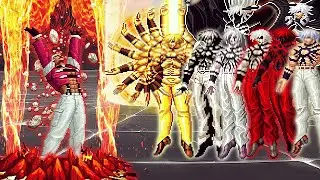 [KOF Mugen] D. Rhythm Yashiro Vs 8 Multi Bosses Orochi Team