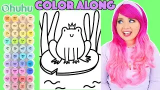 Color a Frog Prince Along With Me | COLOR ALONG WITH KIMMI