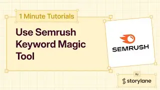 How to Use Semrush Keyword Magic Tool | 1-Minute Tutorials