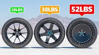 Does Wheel Weight Really Matter? 20, 38 and 52lb wheels tested!