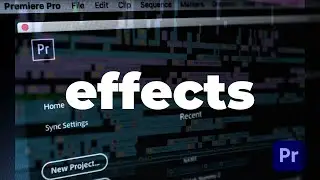 Learn Video Effects and Speed Up Your Workflow Adobe Premiere Pro