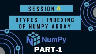 14 NumPy Array Data Types | Arithmetic, Indexing and Slicing Array